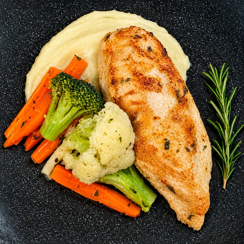 Supremo de frango grelhado